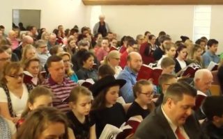 People Singing in Church