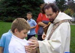 Blessing the animals