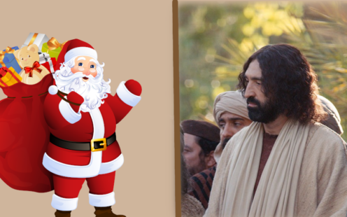 Jesus and Santa