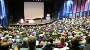 People in an Auditorium
