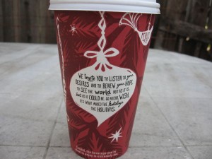Starbucks holiday cup
