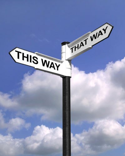 Which way to go?